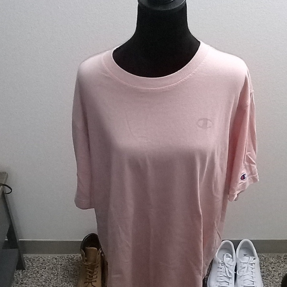 Champion Women's Or Unisex Pink T-Shirt